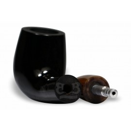 Cachimbo Elite Curvo (Filtro Permanente) Piteira Chifre - 0147-39